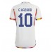 Tanie Strój piłkarski Belgia Eden Hazard #10 Koszulka Wyjazdowej MŚ 2022 Krótkie Rękawy